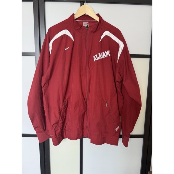Vintage 90s Nike Alabama Jacket men's Large Fit Storm Football College Preppy